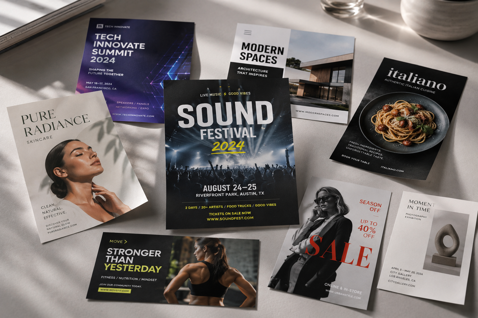 Sound festival A5 flajeri i kartice